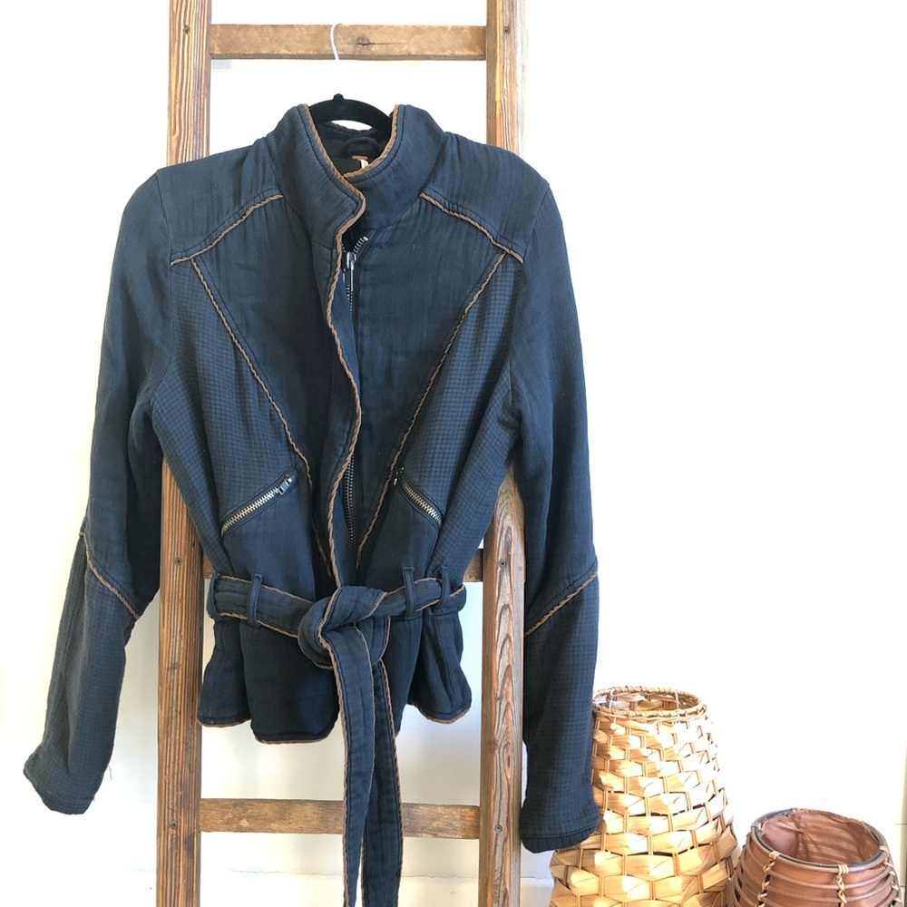 Free People Double Cloth Twill Jacket